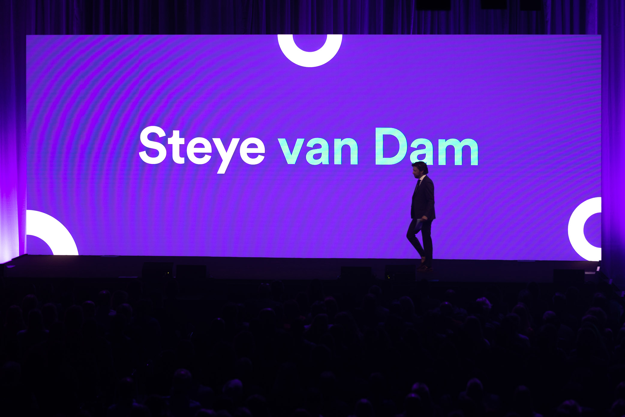 Steye van Dam op het podium